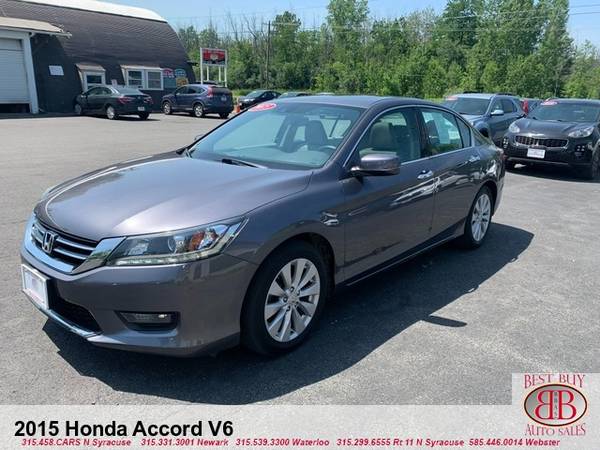 2015 HONDA ACCORD V6! LEATHER! TOUCHSCREEN! SUNROOF! - $15,995 (7365 Church St)63442723413121121
