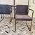 Cb2: [1] Charcoal Velvet 'Rouka' Armchair . Desk Chair 1 thumbnail
