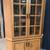 2 custom made wood corner cabinets 6 thumbnail