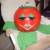 VINT HALLOWEEN PENGUIN PARADE HEAD COSTUME W/SUIT TOMATO &BANANA 12 thumbnail