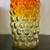 Blenko Bubble Glass Vase Tangerine 5 thumbnail