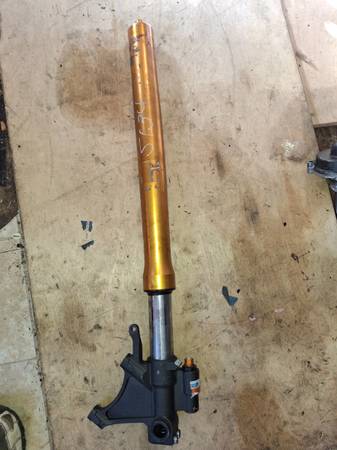 08-16 Yamaha R6 Left Front Fork Bent For Parts 2CX00 2C000 L2 YZF 600 1