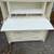 Vintage French provincial cream painted three drawer dresser secretary 5 thumbnail
