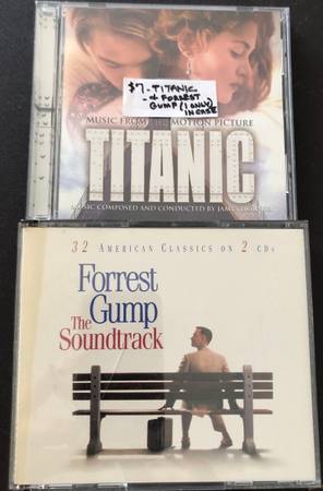 CDs From TITANIC AND FORREST GUMP (2) 1