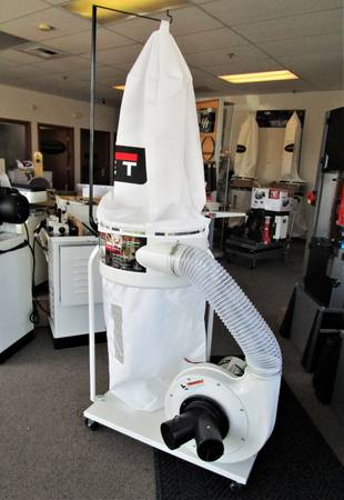 JET Dust Collector w/ Bag Filter Kit ~ Model: DC-1100VX-BK ~ 1.5-HP 1