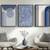 Set of 3 Large Boho wall art pictures 7 thumbnail