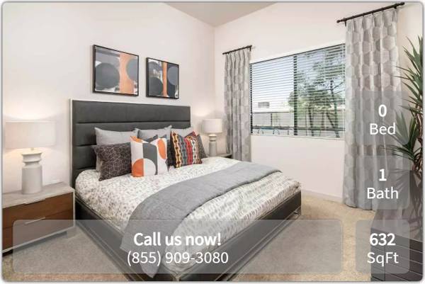 $1,460 / 632ft2 - Come home to a getaway - every day! Resort-style Studio! (Tempe)64024996758530121