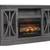 Duraflame 62-in W Harbor Gray Infrared Electric Tv stand fireplace 2 thumbnail