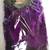Purple Feather Dangle Earrings 5 thumbnail