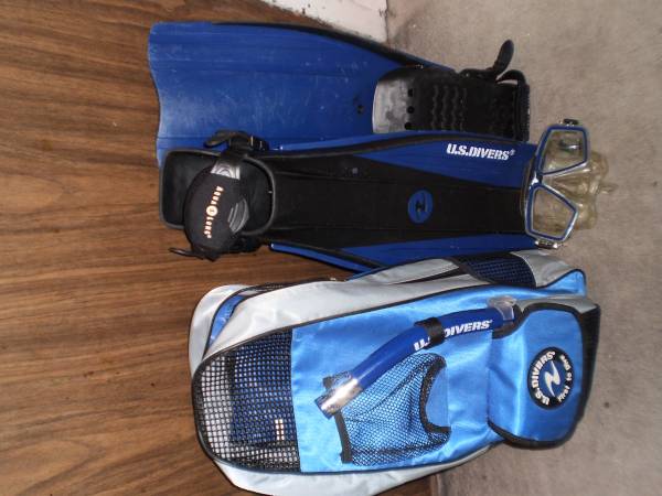 US Divers Adult (9-13, ML-XL) Snorkeling Dive Set 1