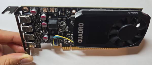 Quadro P1000 4GB Low-Profile GPU 1