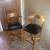 2 Bar Stools - Seat 24" high - Sturdy, clean and nice 1 thumbnail