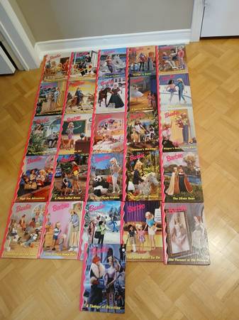 26 - Mattel Barbie hardcover books 1998-2000 pub by Grolier 1