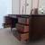 Walnut Mid Century executive desk with lock and key 1 thumbnail