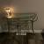 ✨ Gray Glass-Top Side Table / Sofa Table – Excellent Condition ✨ 2 thumbnail
