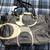 Women's coach inlaid c frosted black leather handbag purse 1 thumbnail