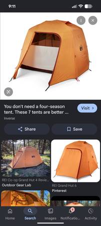 Rei grand hut 4 tent - sporting goods - by owner - sale - craigslist
