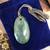 HAND CARVED JADE TEARDROP  Made in NEW ZEALAND 1 thumbnail