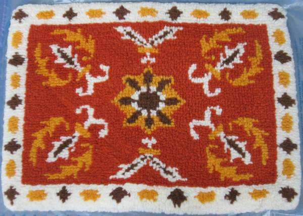 Small latch hook rug 1