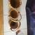 Set of 3 Wicker Baskets, Three small wicker baskets with handles. Cash 3 thumbnail
