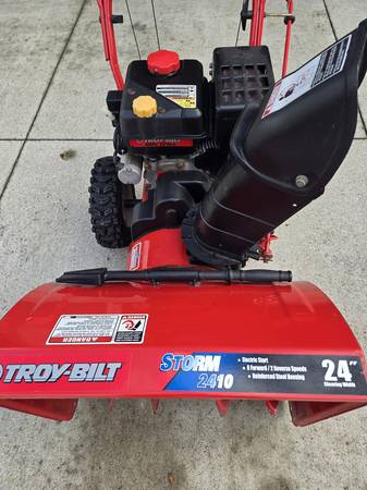 SNOW BLOWER TROYBILT STORM SNOW BLOWER  2410 1