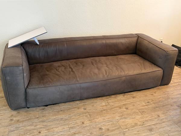 Large Leather Sofa 1