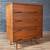 Mid-Century Modern Walnut Highboy Dresser by Harmony House, c.1960’s 1 thumbnail