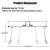 Adjustable Aluminum Pick Up Truck Bed Ladder Rack Carrier 800lb Extend 6 thumbnail