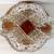 Vintage Serving Bowl Thick Heavy Cut Glass Unique Shape 11 thumbnail