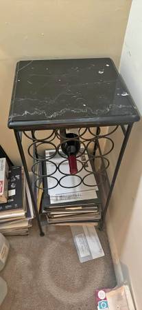 Marble Top Wine Rack 1
