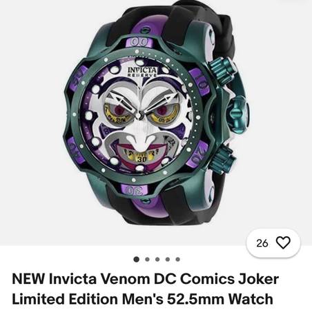 Limited edition, collectors item watch - $1,600 (Atlanta)63470457865603120