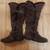 Brown faux fur boots 1 thumbnail
