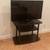 new TV black floor stand with shelf 2 thumbnail