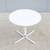 Modern Davis Furniture Height Adjustable White Round Side Table, New 5 thumbnail