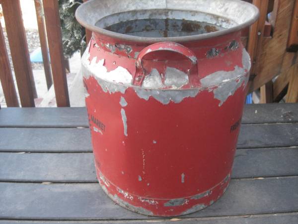 Paris French Market Milk Can 16,5" x 13,5" - 40 $ (Aurora)63469930125059122