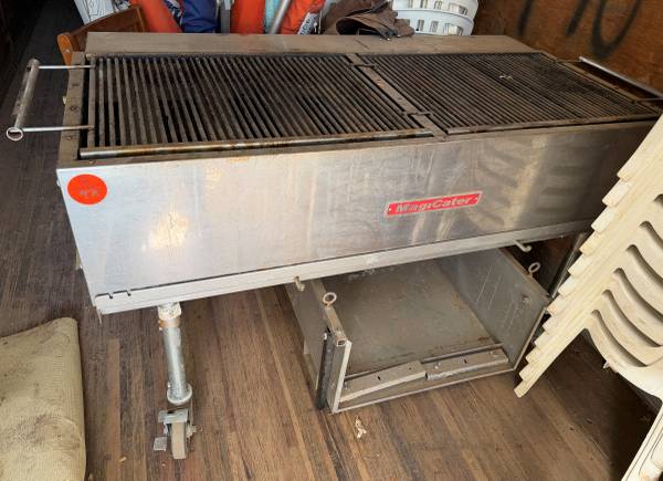 AUCTION MagiCater Commercial Gas Grill or Charbroiler 62" x 34" x 37"H 1