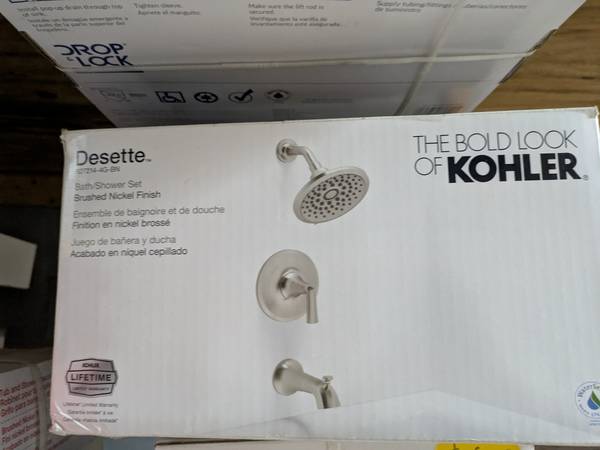 KOHLER Desette Vibrant Brushed Nickel 1-handle Multi-function 1