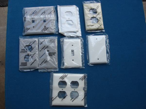 NEW SWITCH AND OUTLET PLASTIC WALL  COVERS 1