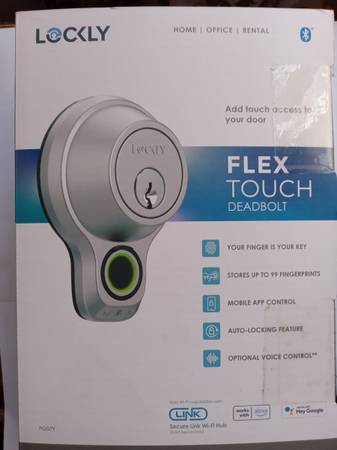 Lockly Flex Touch Bluetooth Deadbolt Smart Lock - $75 (Philadelphia)63471187598465120