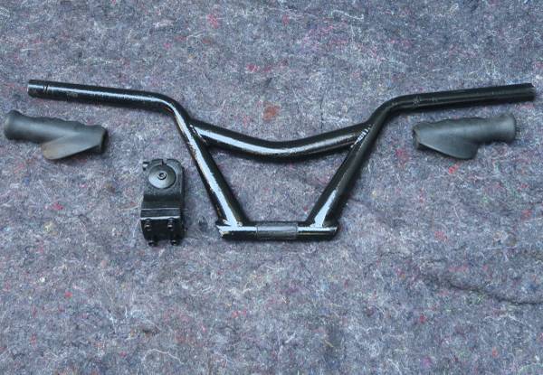 BMX Bicycle Handlebar, Stem, and Grips 1