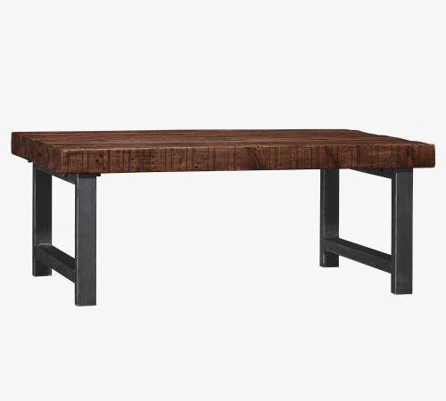 Pottery Barn Griffin Rectangular Reclaimed Wood Coffee Table (60") 1