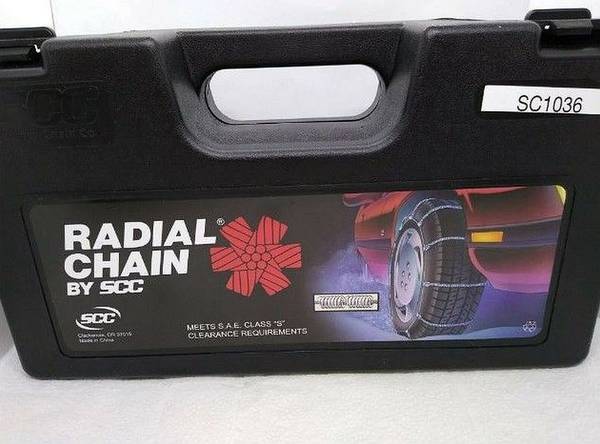 New Cobra tire chains.  Security Cable snow chain SC1036.  SCC SC 1036 1