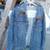 Vintage Freego Denim Jacket Bling Studs Sequuins 3 thumbnail