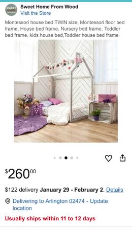 Play house bed frame 1