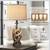 Rustic Deer Antler Table Lamp 28" Farmhouse Cabin Decor with Dual USB Ports 3 thumbnail
