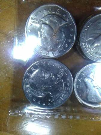 1979 SUSAN B ANTHONY $1 COIN WITH WIDE RIM 1