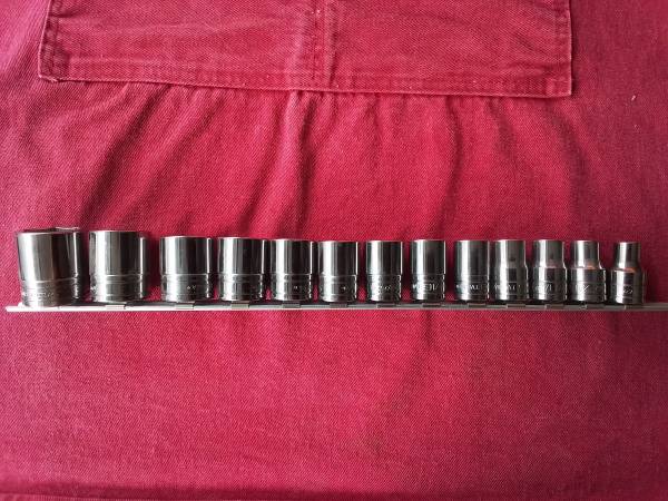 Snap On 1/2" Dr SAE Socket Set 1