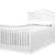White convertible crib + mattress - BRAND NEW/NEVER USED 4 thumbnail