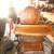 Antique Wood High Chair Baby Furniture Painted Art 3 thumbnail