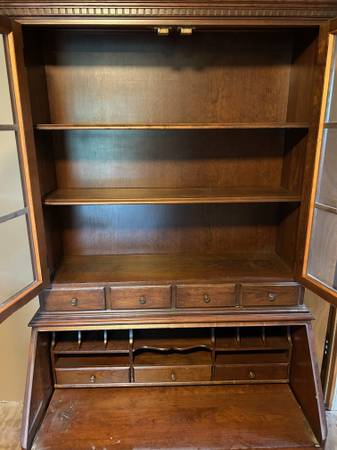 Desk with Bookcase 1